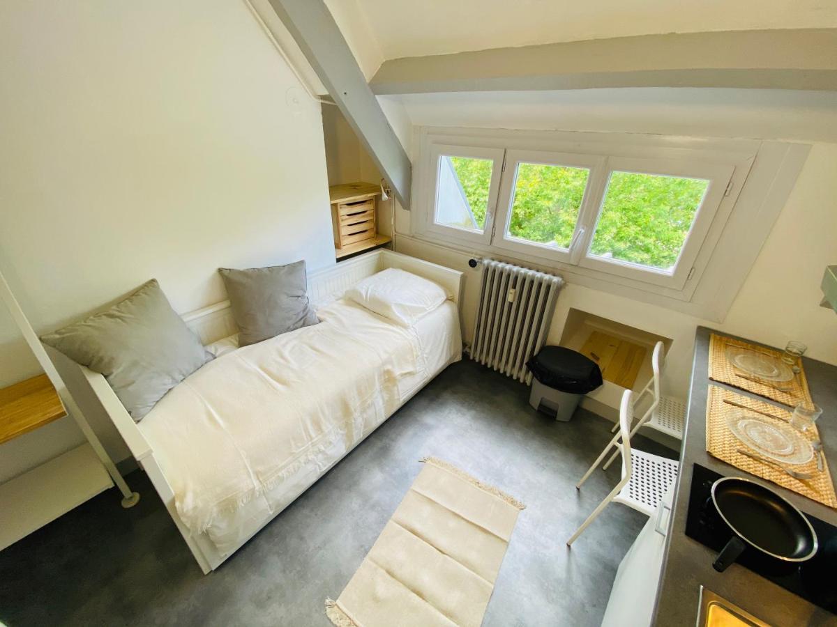 Studio Proche Commodite Et Gare . Centre Ville ก็อง ภายนอก รูปภาพ